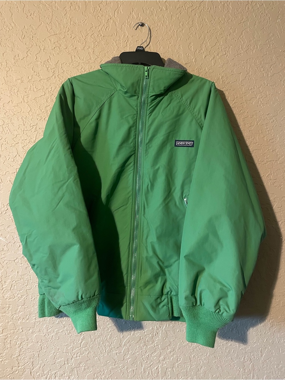 Lands' End Green Men's Puffer Jacket